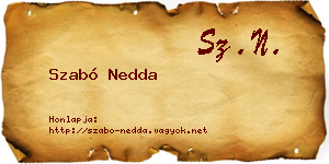 Szabó Nedda névjegykártya